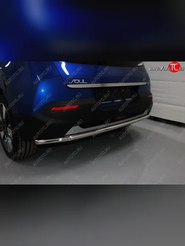 Защита задняя (нержавейка d42,4 мм), ТСС Тюнинг KIA Soul  SK3 (2018-2022)