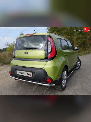 Защита задняя (нержавейка d42,4 мм), ТСС Тюнинг KIA Soul  PS (2014-2016) дорестайлинг