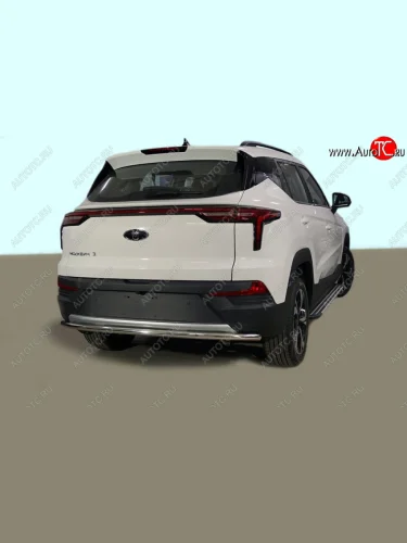 Защита задняя (нержавейка d42,4 мм), ТСС Тюнинг Москвич 6 (2023-2025) лифтбэк