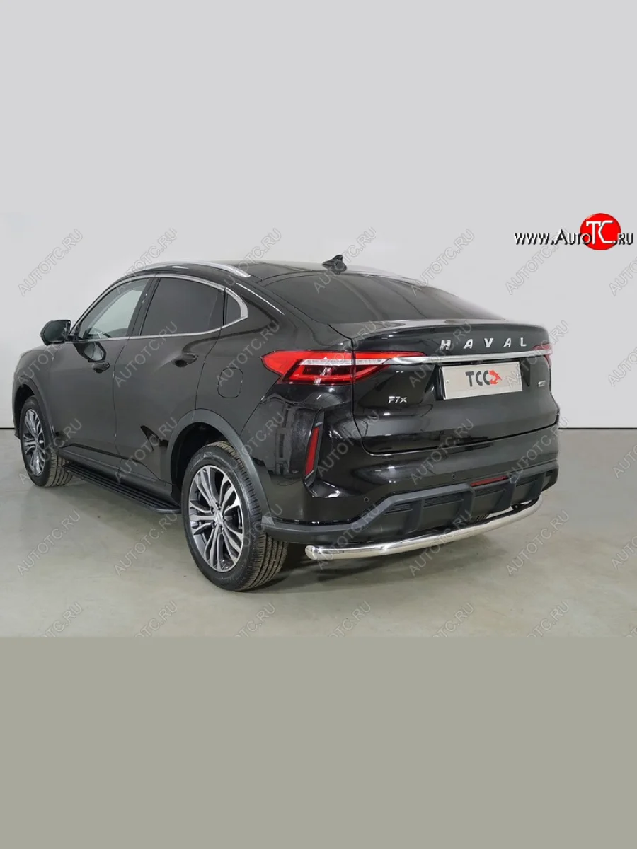 Защита задняя (нержавейка 60,3 мм), ТСС Тюнинг  Haval F7x (2022-2024)  с доставкой в г. Керчь