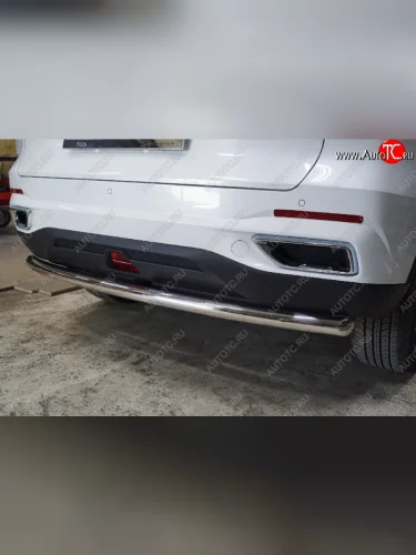 Защита задняя (нержавейка 60,3 мм) ТСС Тюнинг Changan CS55 Plus (2021-2025)