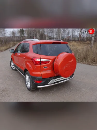 Защита задняя (нержавейка 60,3 мм) ТСС Тюнинг Ford EcoSport (2013-2019) дорестайлинг