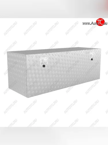 Ящик инструментальный (500*500*1400) ТРАНСБОКС (алюминий с замками (без кронштейнов)) 