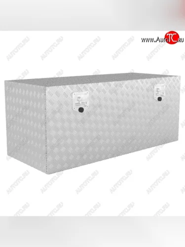 Ящик инструментальный (500*500*1200) ТРАНСБОКС (алюминий с замками (с кронштейном)) 