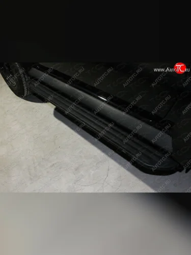 Пороги алюминиевые, ТСС Тюнинг (Slim line Black) Suzuki Jimny JB64 (2018-2025)