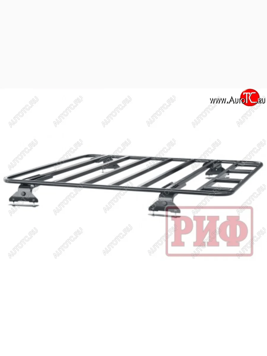 Багажник экспедиционный платформа 1200х1400 мм (без штатных рейлингов) РИФ  Nissan Navara (2004-2016) 2 D40  в Самаре Самарской области