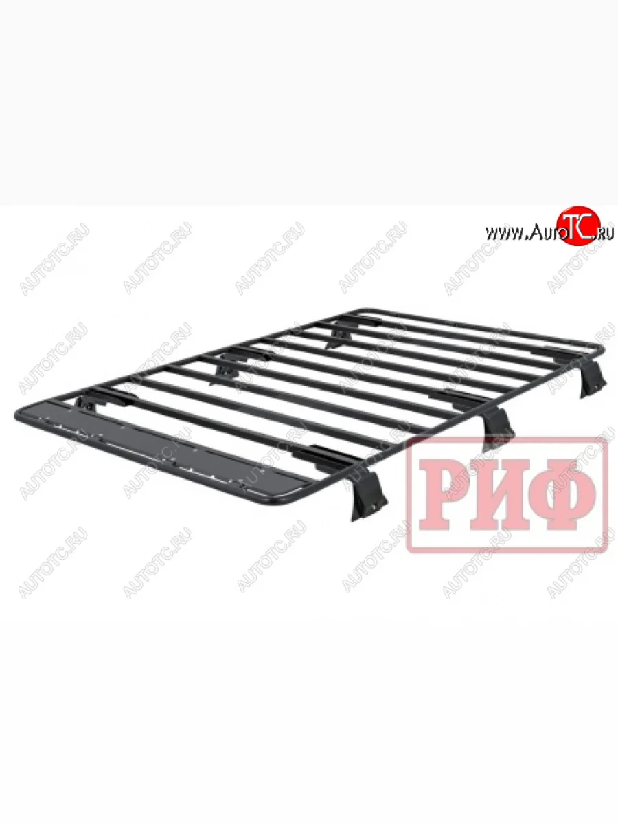 Багажник экспедиционный платформа 1350х2100 мм (высота крепежа 135 мм) РИФ  Toyota Land Cruiser (1999-2004) 70  в Самаре Самарской области