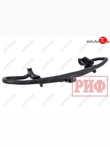 Бампер силовой защита штатного бампера РИФ (задний c квадратом под фаркоп) Nissan Patrol  6 (2010-2017) Y62 дорестайлинг, Y62 рестайлинг