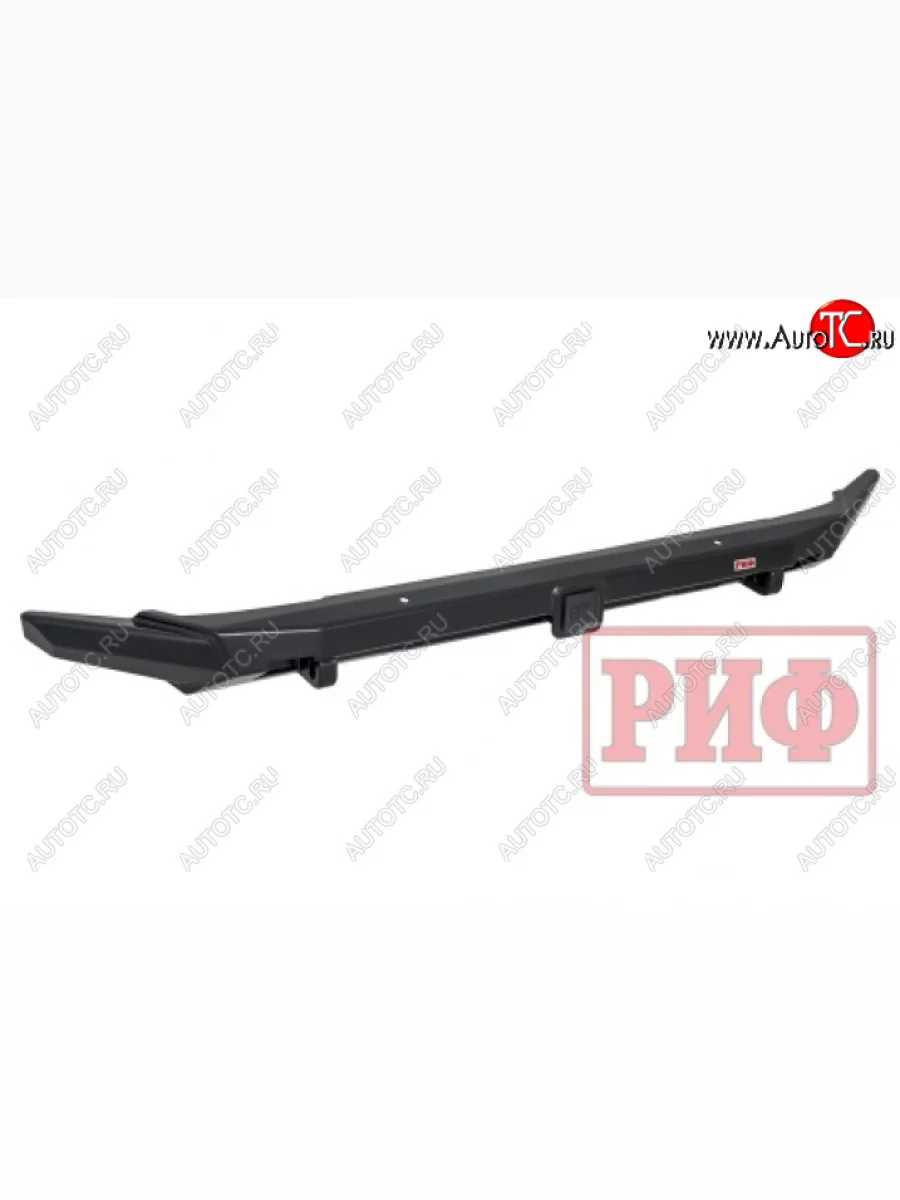 Бампер силовой защита штатного бампера РИФ  Renault Duster (2021-2024) HM (передний с квадратом под фаркоп и защитой радиатора)  с доставкой в г. Керчь