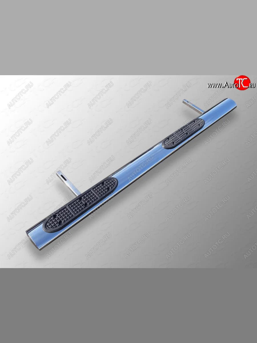 Пороги овальные с накладкой 120x60 мм ТСС Тюнинг Chery Tiggo 7 PRO (2019-2025) (серые)  в Перми Пермском крае