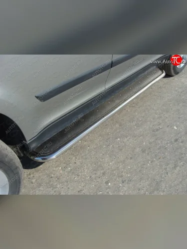 Пороги с площадкой 42,4 мм ТСС Тюнинг Skoda Yeti (2013-2018)