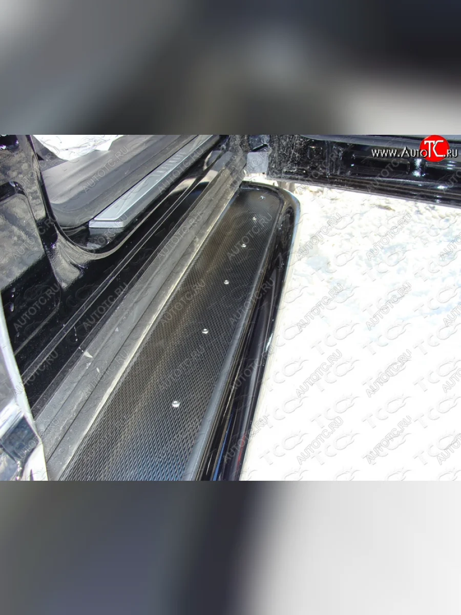 Пороги с площадкой 42,4 мм ТСС Тюнинг Toyota RAV4 XA40 5 дв. дорестайлинг (2012-2015) (нержавейка )  В Кинешме Ивановской области