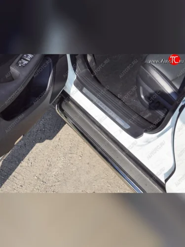 Пороги с площадкой 42,4 мм ТСС Тюнинг INFINITI Qx50 J55 (2017-2022)
