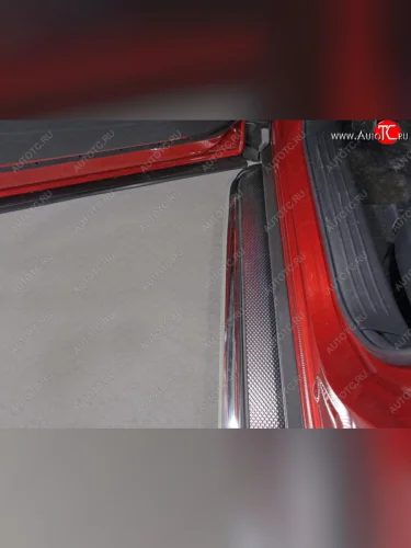 Пороги с площадкой 60,3 мм ТСС Тюнинг Mazda CX-9 TC дорестайлинг (2015-2025)
