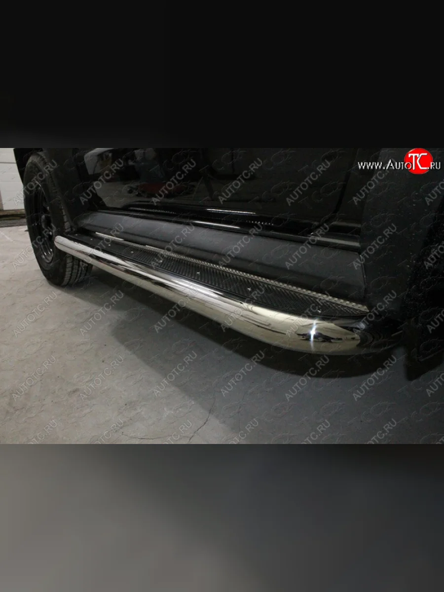 Пороги с площадкой 60,3 мм ТСС Тюнинг Suzuki Jimny JB64 (2018-2025) (нержавейка)  в Керчи Республика Крым