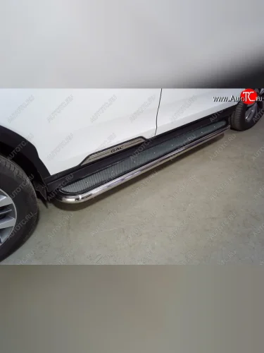 Пороги с площадкой 60,3 мм ТСС Тюнинг GAC GS8 (2016-2023)