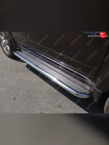 Пороги с площадкой 60,3 мм ТСС Тюнинг Haval H5 рестайлинг (2020-2023)