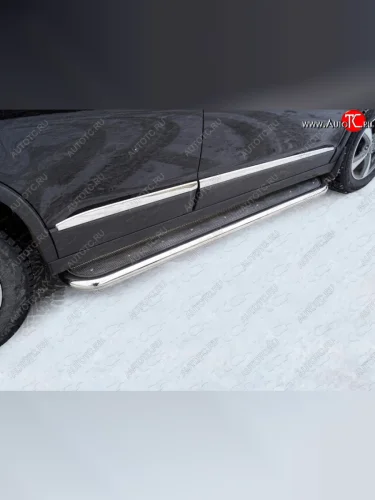 Пороги с площадкой 60,3 мм ТСС Тюнинг Haval H6 (2013-2020)