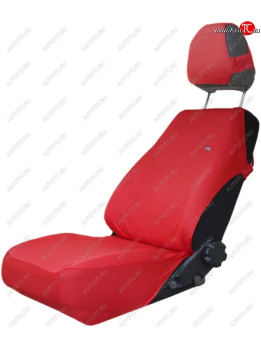 Универсальные чехлы сидений (майка, 2 предм., полиэстер) Magic Front H&R (Красные) Honda StepWagon RG минивэн дорестайлинг (2005-2007)