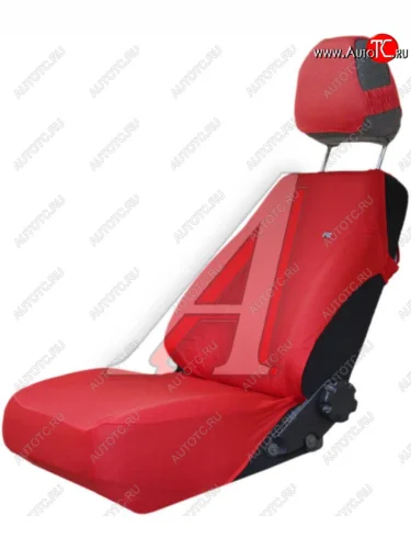 Универсальные чехлы сидений (майка, 2 предм., полиэстер) Magic Front H&R (Красные) Honda StepWagon RG минивэн дорестайлинг (2005-2007)