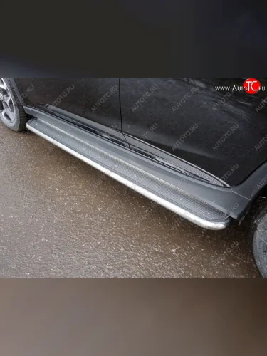 Пороги с площадкой 42,4 мм ТСС Тюнинг Subaru XV GT/G24 дорестайлинг (2017-2021)
