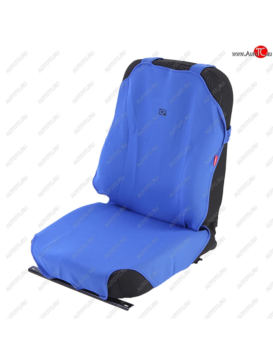 Универсальные чехлы сидений (майка, 7 предм., полиэстер) CARFASHION Skoda Octavia Tour A4 1U5 универсал дорестайлинг (1996-2000) (синие)  с доставкой в г. Керчь
