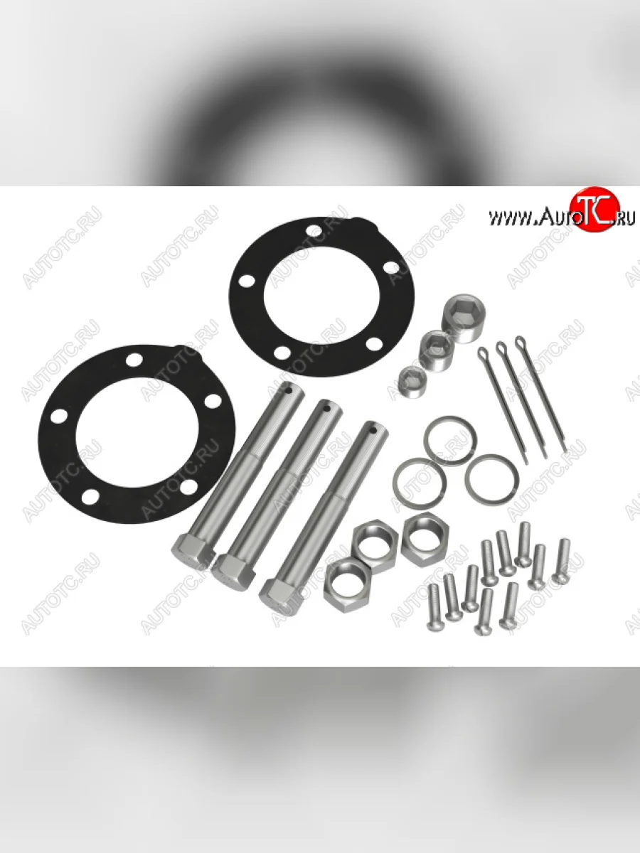 Комплект метизов для бака МАЗ Тип C,D , БАКОР Isuzu Elf (NPR75)  дорестайлинг (2006-2014) (на 3 кронштейна)  с доставкой в г. Керчь