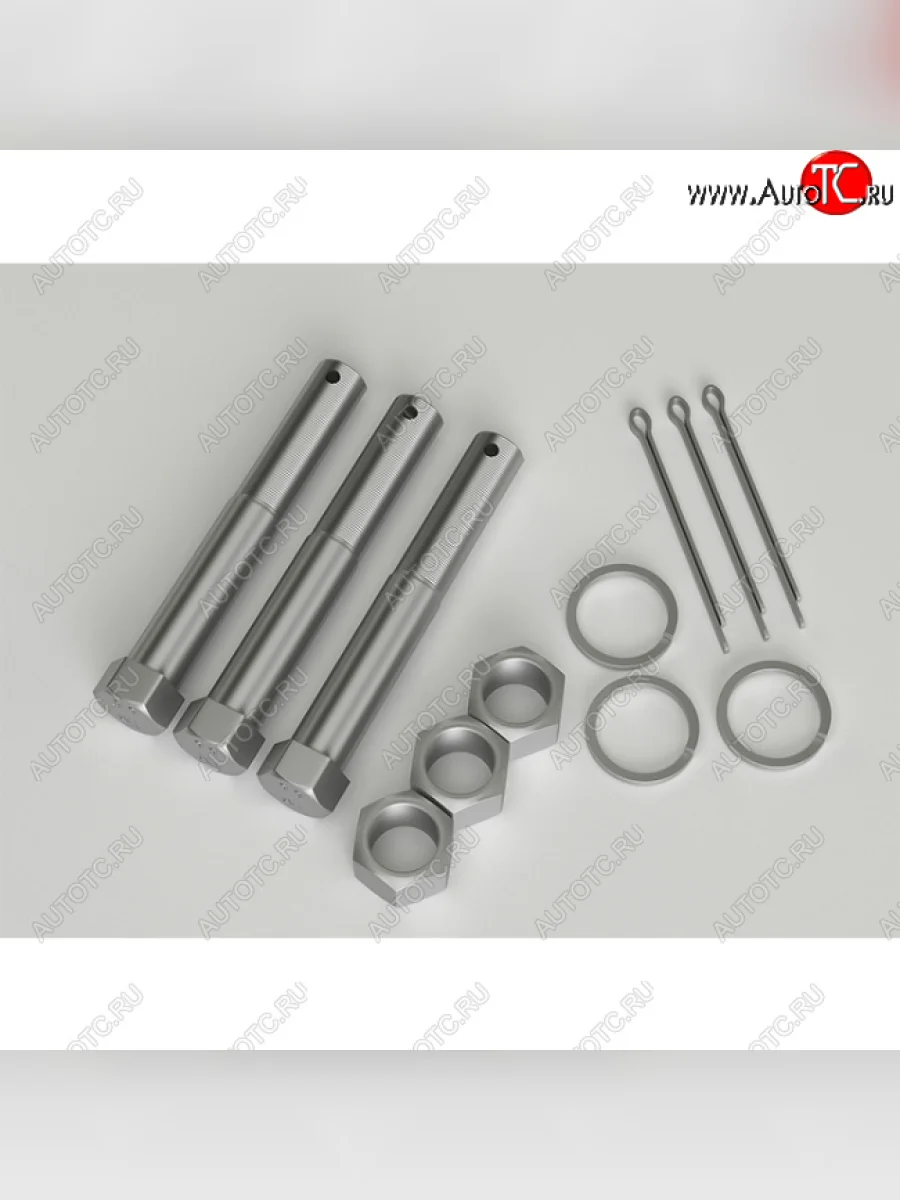 Комплект метизов для бака МАЗ Тип G БАКОР CAMC HN3310 HN3310P38C3M бортовой грузовик (2007-2017) (на 3 кронштейна)  в Керчи Республика Крым