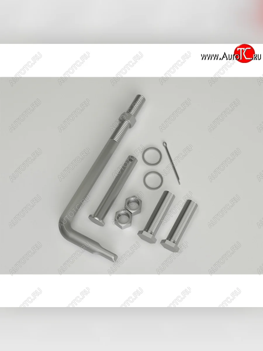 Комплект метизов на 1 кронштейн Тип K, БАКОР ГАЗ ГАЗель 3302 дорестайлинг шасси (1994-2002)  с доставкой в г. Керчь