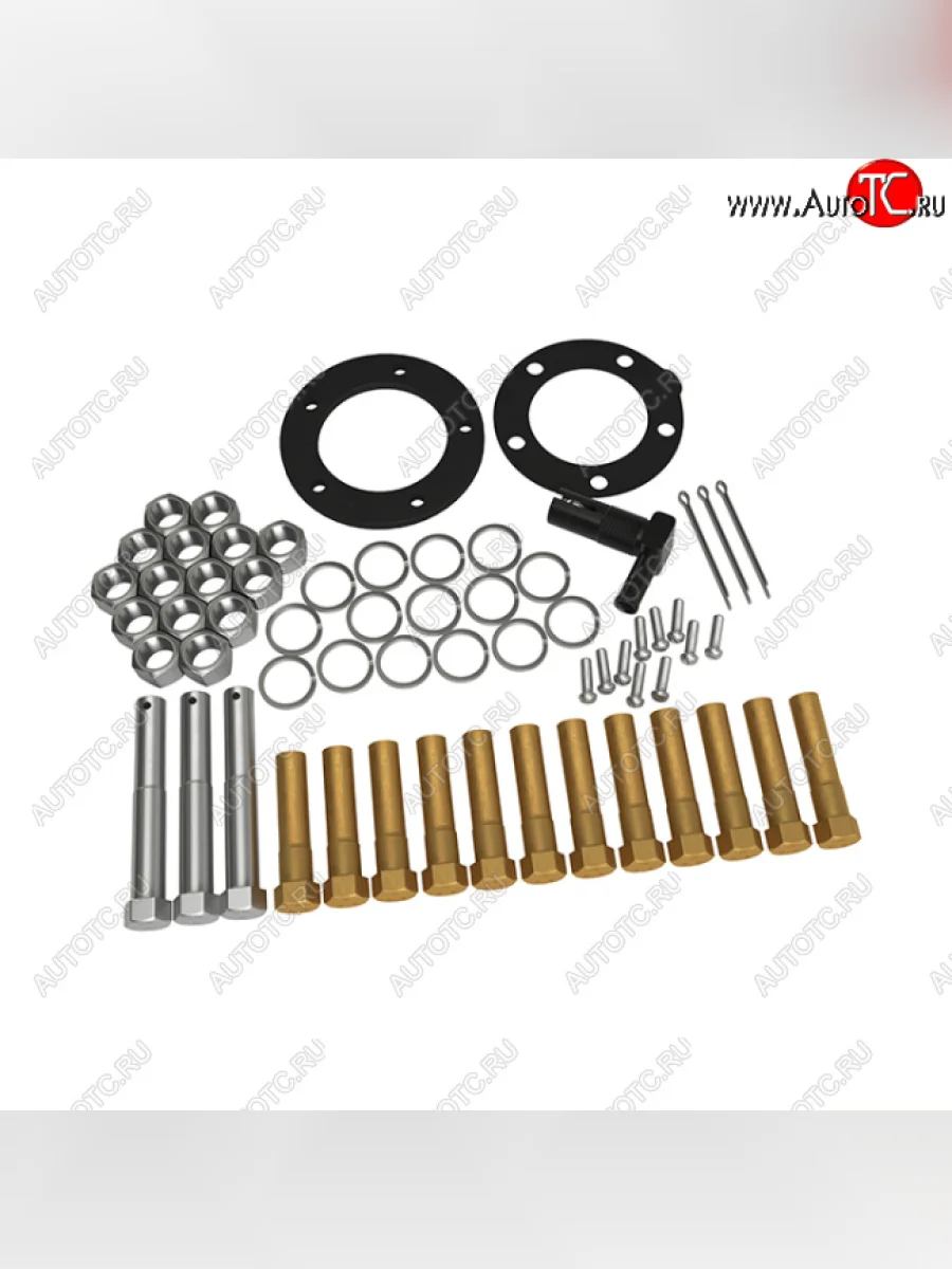 Комплект метизов на 3 кронштейна БАКОР Isuzu Elf (NPR75)  дорестайлинг (2006-2014)  с доставкой в г. Керчь