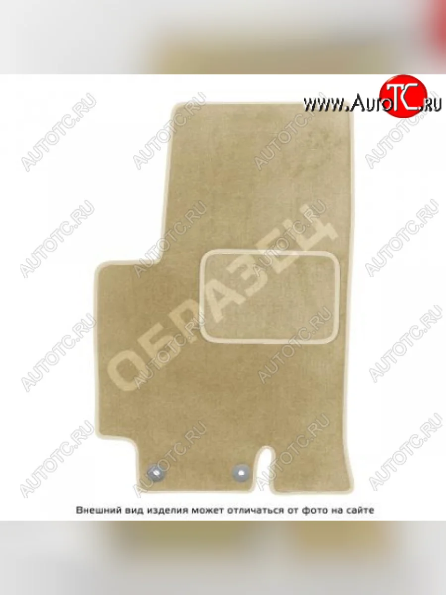 Ковры салона текстильные Dodge Ram 1500 4 DJ,DS Quad Cab (2008-2012) (Lux бежевый)  в Перми Пермском крае