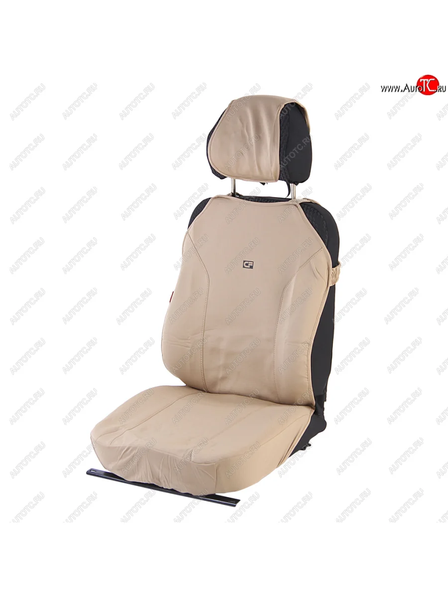 Универсальные чехлы сидений (майка, 4 предм., полиэстер) ООО АвтоАльянс BMW X3 E83 (2003-2009) (бежевый)
