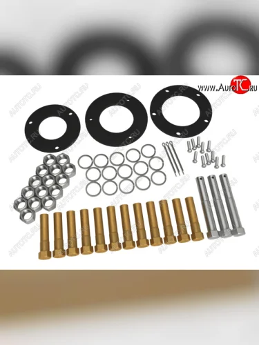 Комплект метизов на 3 кронштейна БАКОР Hyundai Solaris HCR седан дорестайлинг (2017-2020)