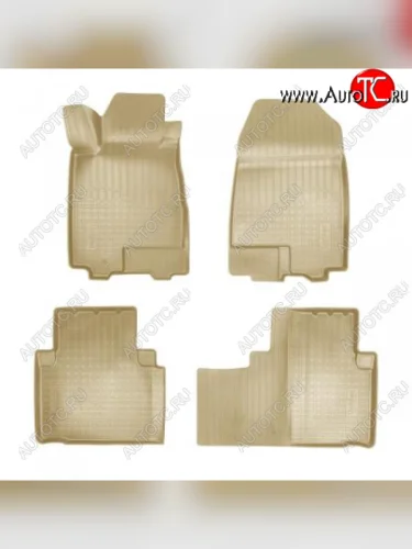 Ковры салона текстильные (бежевый) Dong Feng AX7 (2014-2017)
