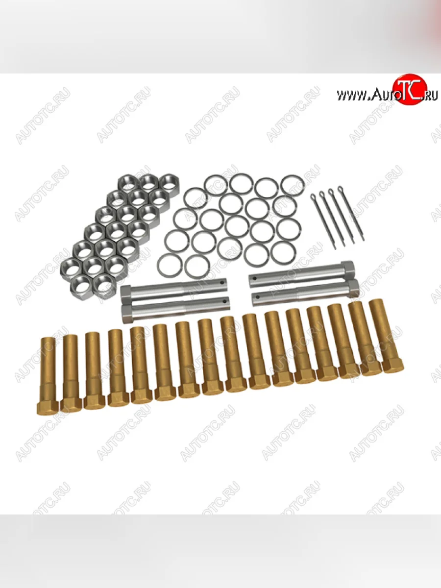Комплект метизов на 4 кронштейна ЕВРО, БАКОР Scania 3-Series  шасси (1987-1996)  в Керчи Республика Крым