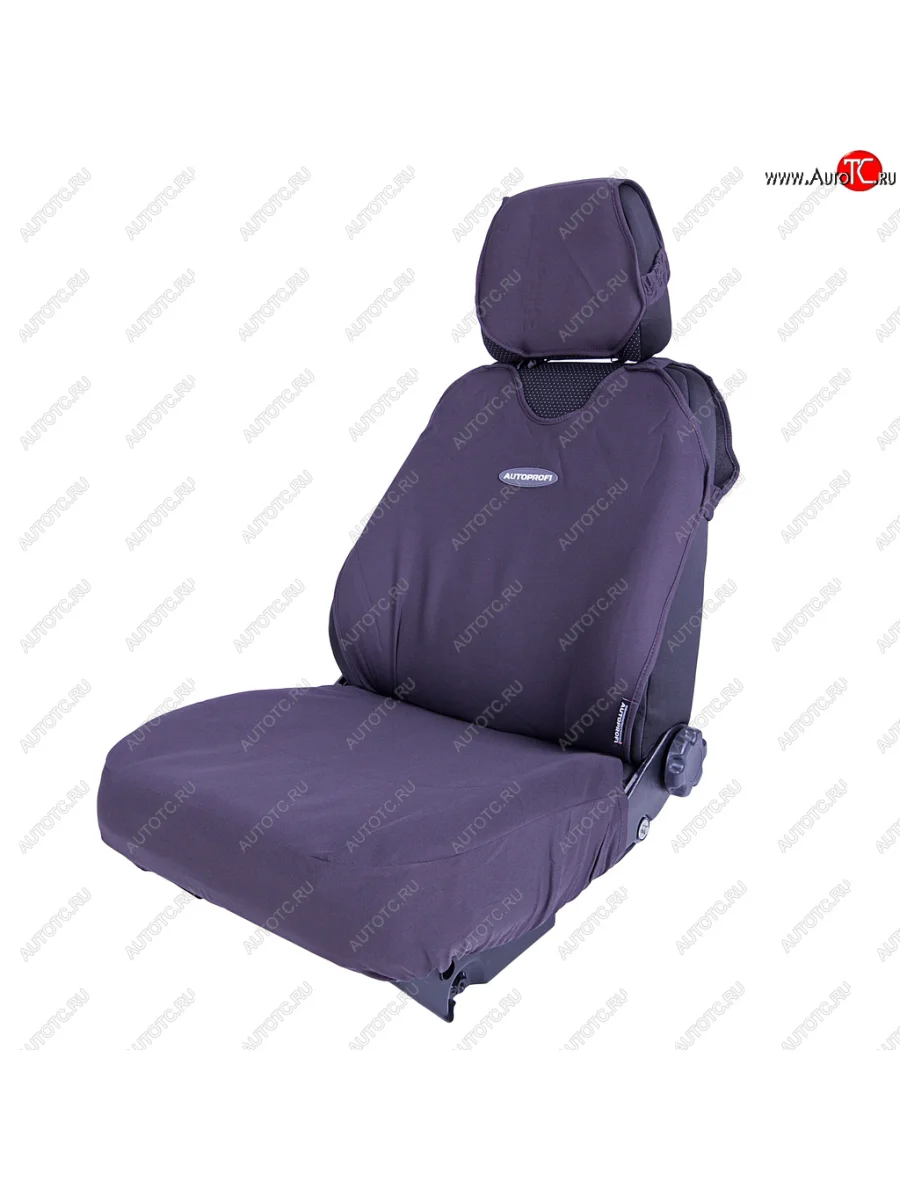 Универсальные чехлы сидений (майка, 9 предм., полиэстер) R-1 Sport Plus AUTOPROFI   (темно-серые )