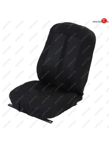 Универсальные чехлы сидений (майка, 9 предм., полиэстер-сетка )Leader PREMIER (черные) Renault Kaptur дорестайлинг (2016-2020)