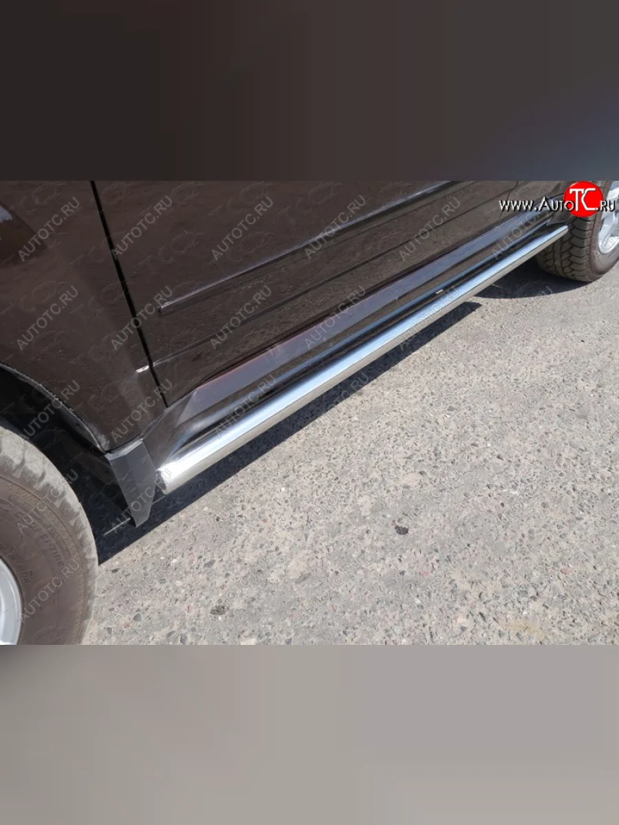 Защита порогов труба d60,3 мм ТСС Тюнинг Great Wall Hover H5 (2010-2017) (серые)  в Керчи Республика Крым