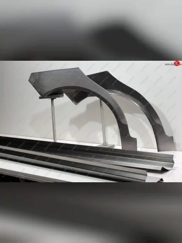 Задние ремонтные арки и пороги (с усилителем) AUTOFERRUM (Оцинкованная сталь 0,8 и 1 мм.) Chery Bonus  (A13) (2011-2016) лифтбэк