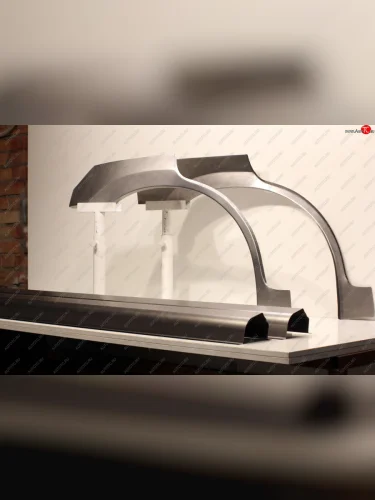 Задние ремонтные арки и пороги (с усилителем) AUTOFERRUM Chery Tiggo T11 рестайлинг (2013-2016) (Оцинкованная сталь 0,8 и 1 мм.)