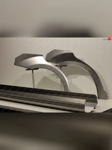 Задние ремонтные арки и пороги (с усилителем) AUTOFERRUM (Холоднокатаная сталь 1 и 1.2 мм) Chevrolet Aveo  T250 (2006-2011) седан рестайлинг