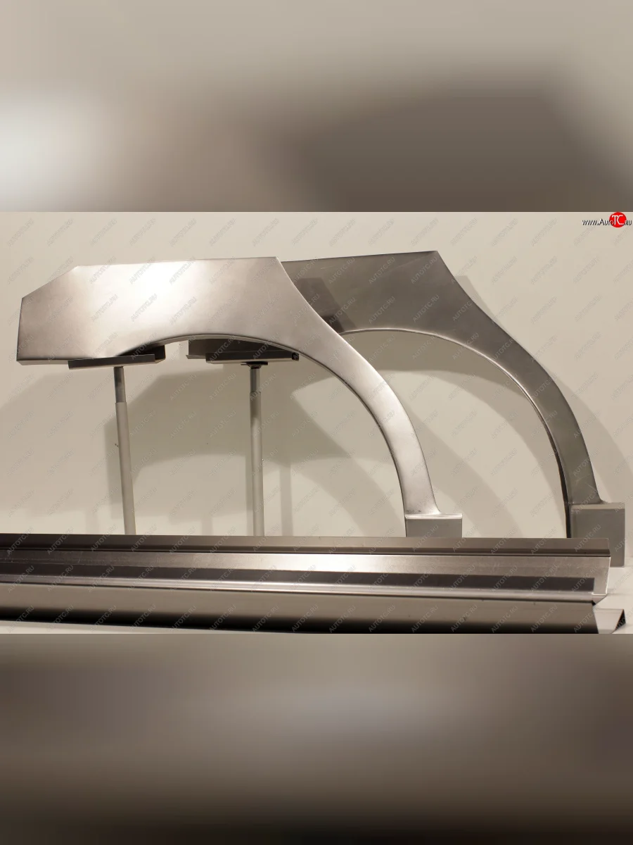 Задние ремонтные арки и пороги (с усилителем) AUTOFERRUM Chevrolet Lanos T100 седан (2002-2017) (Холоднокатаная сталь 0,8 и 1 мм)  в Самаре Самарской области