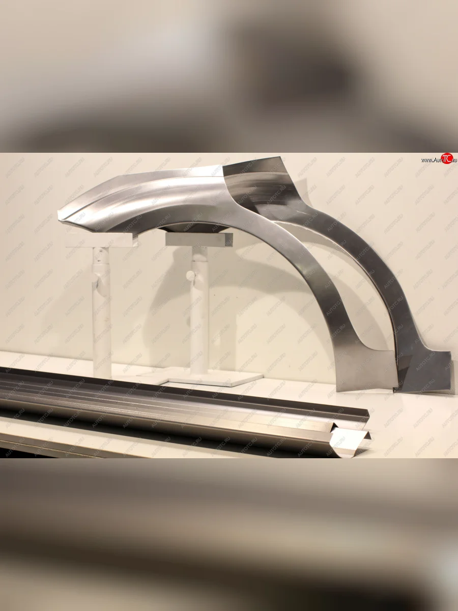 Задние ремонтные арки и пороги (с усилителем) AUTOFERRUM  Ford Focus (2004-2011) 2 (Оцинкованная сталь 0,8 и 1 мм.)  с доставкой в г. Керчь