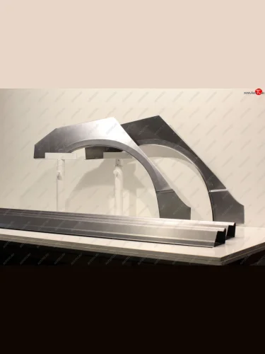 Задние ремонтные арки и пороги (с усилителем) AUTOFERRUM (Оцинкованная сталь 0,8 и 1 мм.) Honda Accord  7 CL (2002-2008) седан дорестайлинг, седан рестайлинг