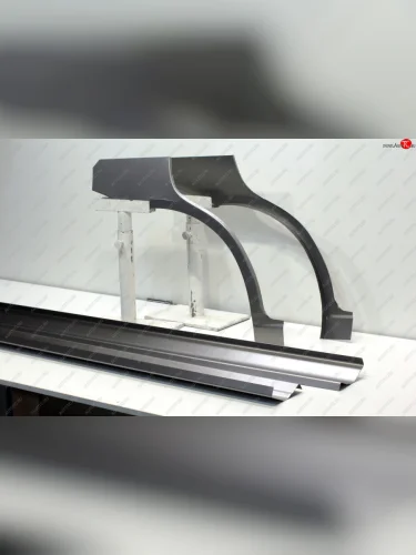 Задние ремонтные арки и пороги (с усилителем) AUTOFERRUM (Холоднокатаная сталь 1 и 1.2 мм) Honda Jazz (2001-2008)