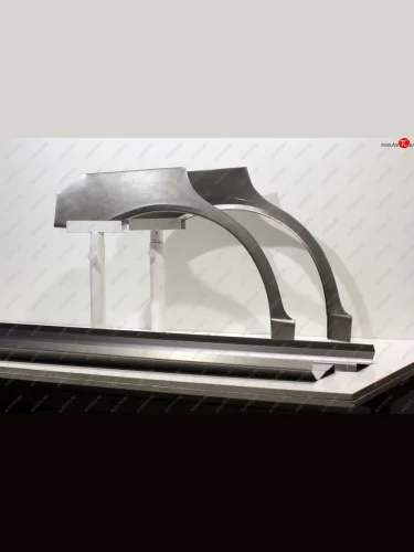 Задние ремонтные арки и пороги (с усилителем) AUTOFERRUM (Холоднокатаная сталь 1 и 1.2 мм) Hyundai Accent  2 LC (1999-2012) седан дорестайлинг (ТагАЗ)