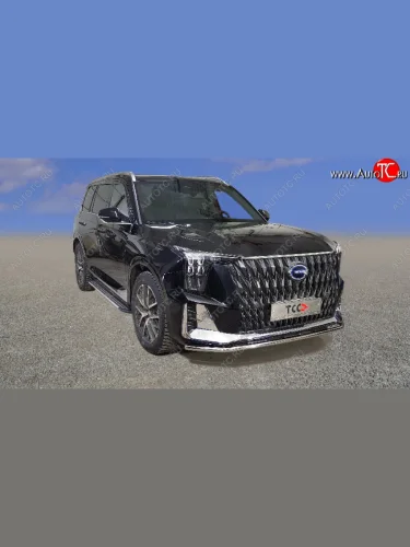 Защита переднего бампера нижняя 42,4 мм ТСС Тюнинг GAC GS8 (2016-2023)