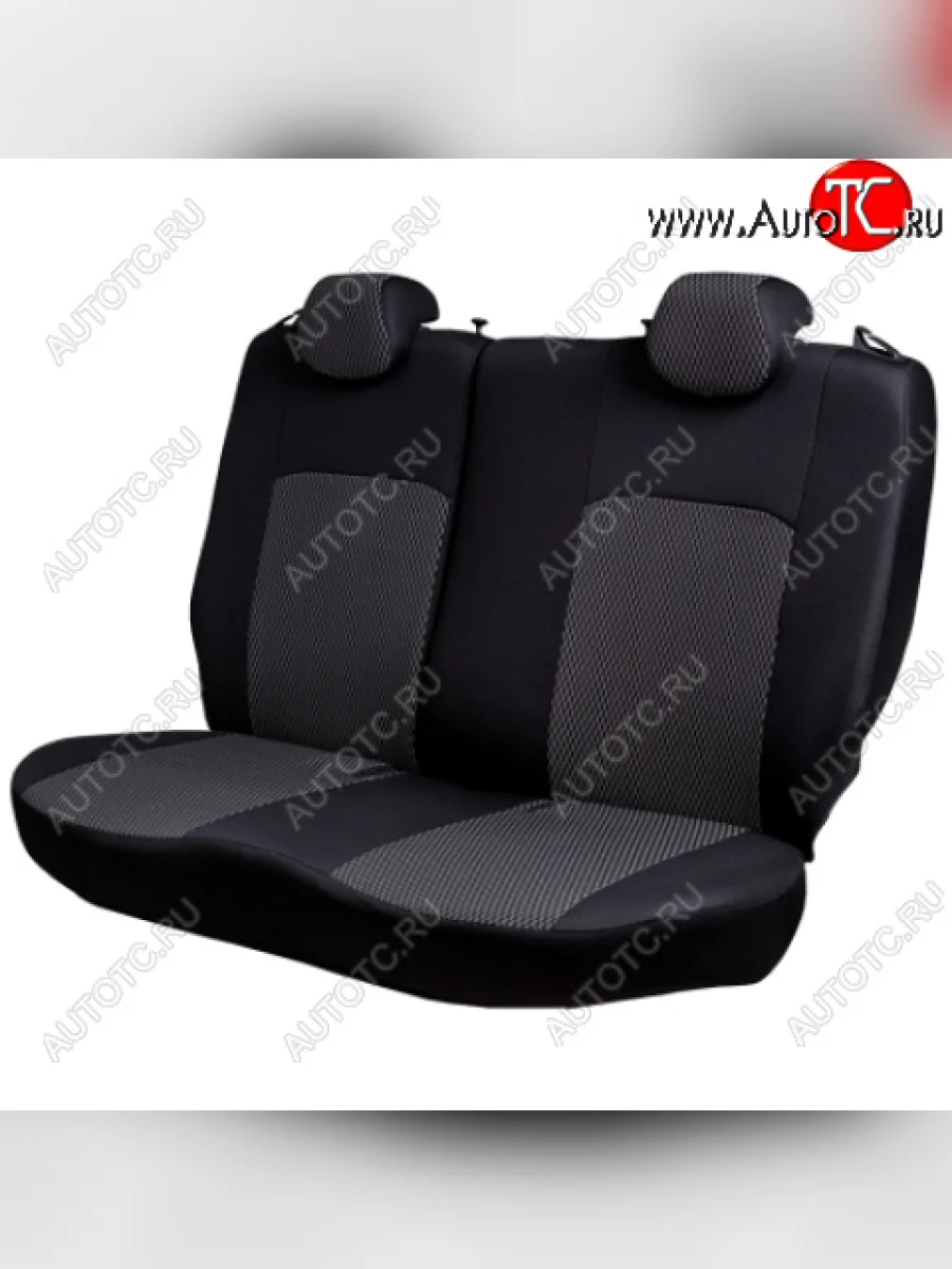  Комплект чехлов для сидений (РЗСиС 40/60, 2П жаккард) ДУБЛИН Lord Autofashion Chery Amulet (Corda) A15 лифтбэк (2003-2010) (черный, вставка  Прямоугольник Чёрный, строчка черная)  в Самаре Самарской области
