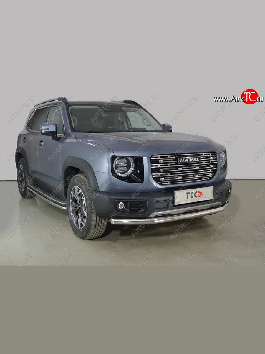 Защита переднего бампера нижняя d60,3 мм ТСС Тюнинг Haval Dargo (2022-2025) (нержавейка)  в Перми Пермском крае