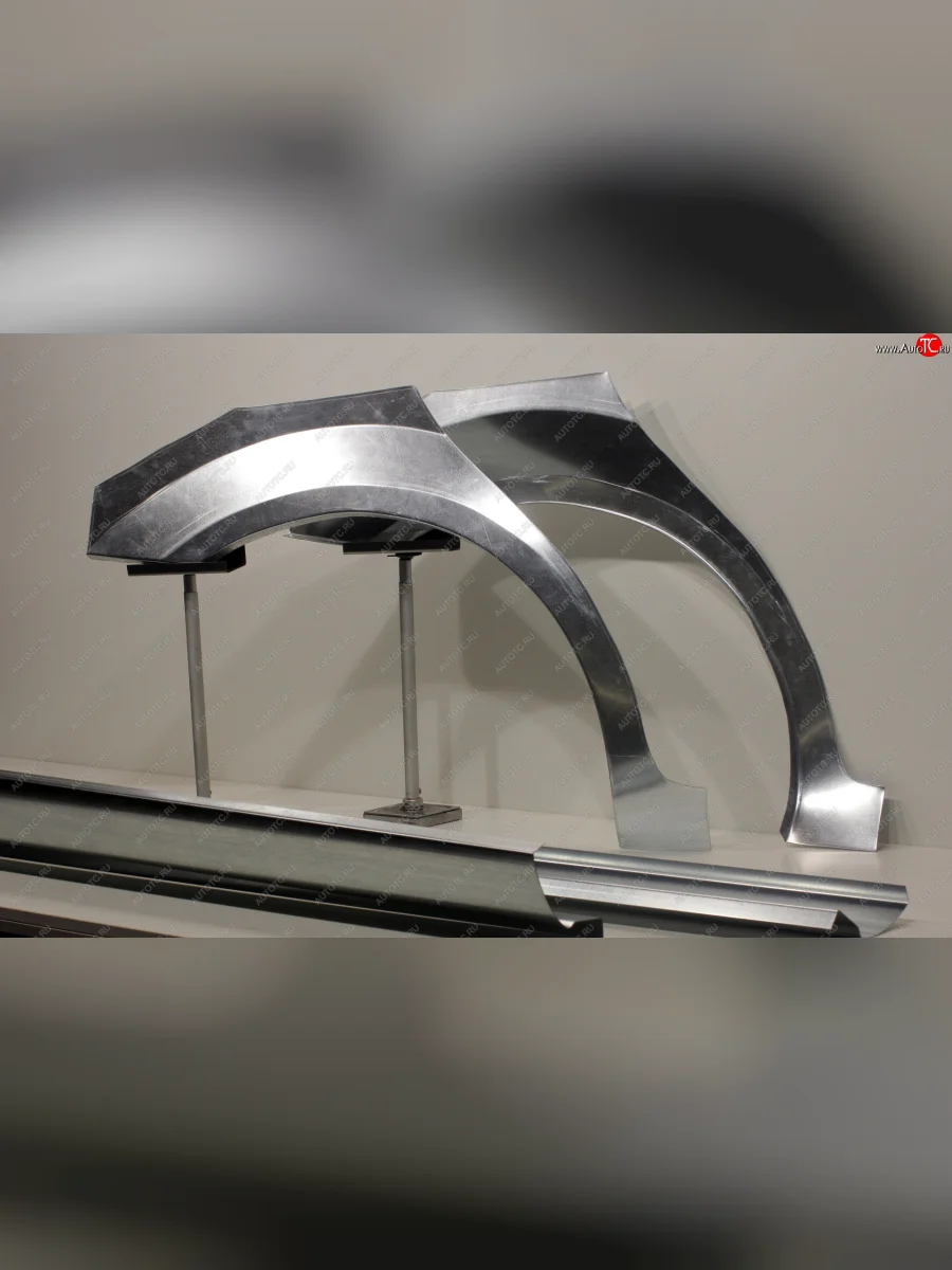 Задние ремонтные арки и пороги (с усилителем) AUTOFERRUM Mazda 6 GG, GY универсал дорестайлинг (2002-2005) (Холоднокатаная сталь 1 и 1.2 мм)  в Перми Пермском крае